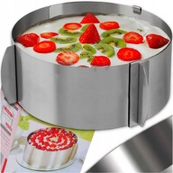 TORTATARTÓ TORTAFORMÁHOZ 15 CM ÁLLÍTHATÓ 15-30 CM TORTAFORMA KARIKA