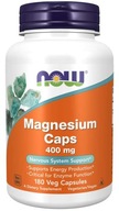 NOW FOODS MAGNEZ 400MG 180K SKURCZE NERWY METABOLIZM MIĘŚNIE