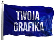 Flaga reklamowa 100x60cm firmowa Nadruk + Projekt