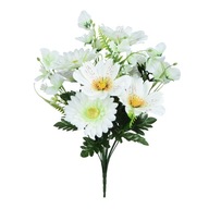 Bukiet sztucznych kwiatów onętek z gerberą 45cm