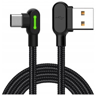 MCDODO KABEL KĄTOWY 90° USB-C SZYBKIE ŁADOWANIE DWUSTRONNY USB TYP C LED