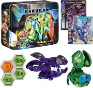 BAKUGAN LEGENDS BAKU-TIN PUSZKA KOLEKCJONERSKA 2 FIGURKI GARGANOID WEBAM