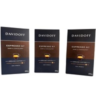 KAWA MIELONA DAVIDOFF ESPRESSO 57 ZESTAW 3X 250G