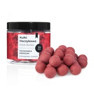 Kulki proteinowe haczykowe Truskawka Premium 16mm