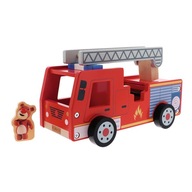 Fire truck - Drewniany wóz strażacki Trefl 17009