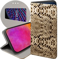 Flipové puzdro Hello Case pre SAMSUNG GALAXY S24 ULTRA PUZDRO S POTLAČOU KABURA khaki zvieratá dinosaury