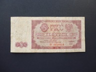 B1027. 5 Złotych 1948 seria BF .