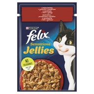 KARMA KOT FELIX SENSATIONS WOŁOWINA POMID 85G