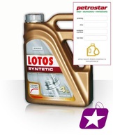 Syntetický motorový olej Lotos Synthetic Plus 4 l 5W-40