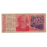 Banknot, Argentina, 100 Australes, 1987-1989, KM:3