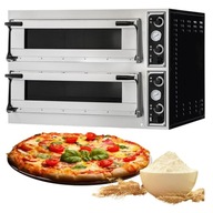 Duży Piec Do Pizzy 8x Ø40 Na Blachy 4x60x40 13,8 kW Prismafood Hendi 227268