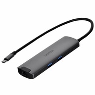 unitek> AKTÍVNY HUB USBC 5GBPS, HDMI RJ45 PD 100W