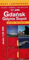 Gdańsk, Gdynia, Sopot. Plan Miasta. 1:22 500. Praca zbiorowa