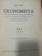 EKONOMISTA TOM IV 1934
