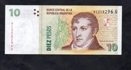 BANKNOT ARGENTYNA -- 10 PESOS -- 2003 rok, UNC