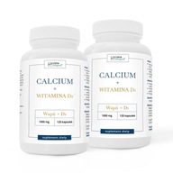 CALCIUM + Vitamín D3 1000mg VÁPNIK, KOSTI 240 kaps