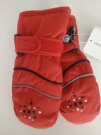Rękawiczki narciarskie ortalionowe zima 3-6 lat