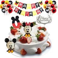 Myszka Miki Minnie Mouse Party Tort Ozdoby Dekorac