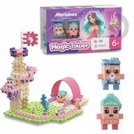 MARIOINEX MINI GOFRI HERCEGNŐ MÁGIKUS TORONY ÉPÍTŐKOCKA SZETT 80 DB-OS
