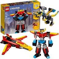 LEGO CREATOR 31124 SUPER ROBOT TRANSFORMERS 3W1 6+