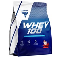 Białko Trec Whey 100 2275g Odżywka białkowa WPC 2,27KG truskawkowy