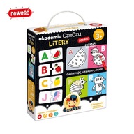 AKADEMIA CZUCZU LITERY 3+ PUZZLE KSIĄŻECZKI