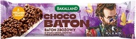 Bakalland Choco Baton zbożowy smak czekoladowy z białą czekoladą 25g KLEKS