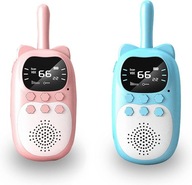 Detské walkie-talkie, nabité 2-smerné rádio Walkie-talkie s