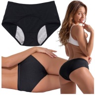 Menstruációs bugyi Mawe fekete L-es méretű, nylon, mosható, többször használatos