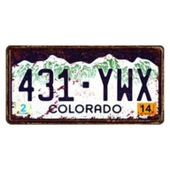 Dekoratívna tabuľa Plech Colorado 431 YWX