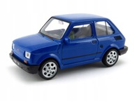 AUTO WELLY PRL 1:34 FIAT 126P MALIČKÝ MODRÝ