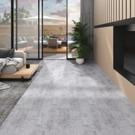 Podlahové panely PVC 5,26 m² 2 mm sivé bez lepidla