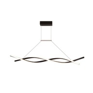 LAMPA WISZĄCA WSTĄŻKA RING 100CM CZARNA 38W 6000K