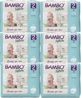 BAMBO NATURE MINI 2 EKO PIELUSZKI 3-6kg 6x30 6PAK