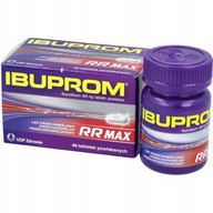 IBUPROM RR MAX Ibuprofen 400 mg lek przeciwbólowy przeciwzapalny 48 tabl.