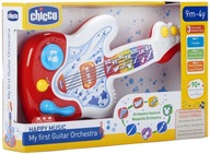 MOJA PIERWSZA GITARA ZABAWKA INTERAKTYWNA 90 MELODII 11087 9M+ CHICCO