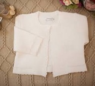 Bolerko-sweterek białe 325-16 MAYORAL roz 75