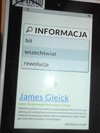 Informacja Bit wszechświat rewolucja - Gleick