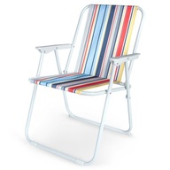 Krzesło TURYSTYCZNE składane plażowe ogrodowe balkonowe kempingowe kolorowe