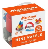 MARIOINEX Klocki Waffle Mini 35 szt. Konstruktor