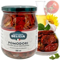 Pomidory SUSZONE 550g DELIZIA w oleju z ZIOŁAMI