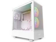 Nzxt Obudowa H5 Flow Rgb z oknem Biała