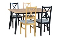 Sada rozkladací stôl OSLO 5 a 4 stoličky NILO 12 Produkt Poľský farby