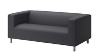 IKEA KLIPPAN Sofa 2-osobowa Vissle szary 180 x 88