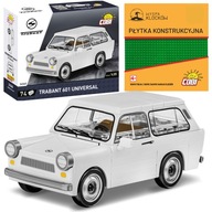 KLOCKI COBI 24540 SAMOCHÓD TRABANT 601 UNIVERSAL I PŁYTKA KONSTRUKCYJNA