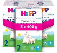 HiPP 2 Ekologiczne mleko kozie 5×400 g