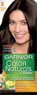 GARNIER COLOR NATURAL Trwała farba 3 Ciemny Brąz