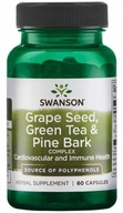 Grape Seed, Green Tea & Pine Bark 60 kapsúl Swanson