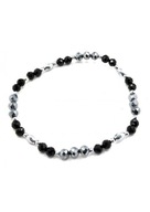 Náramok Hematit Turmalín 925