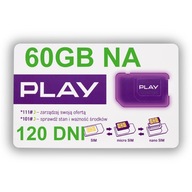 STARTER PLAY INTERNET NA KARTĘ 60 GB LTE OD FIRMY